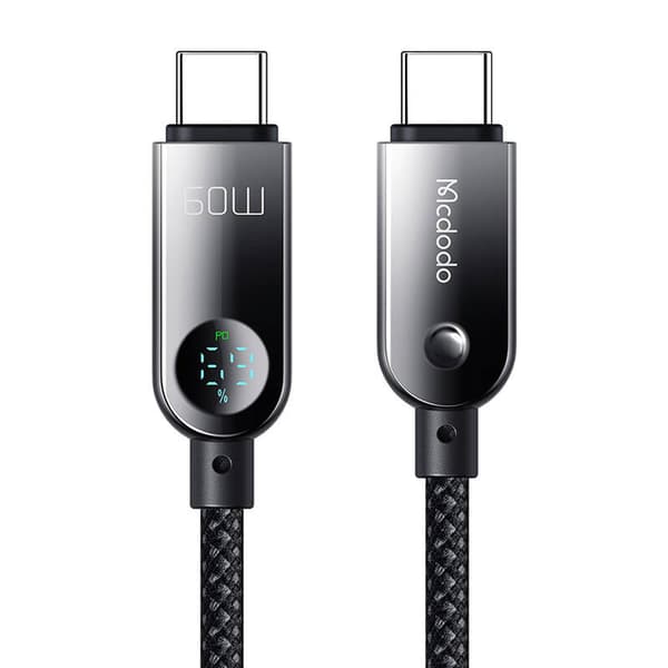 Mcdodo CA-4780 USB-C till USB-C datakabel 60W 1,2m (svart)