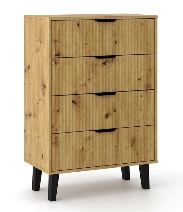 Scandi 4S SLIM kommode, Artisan Eg
