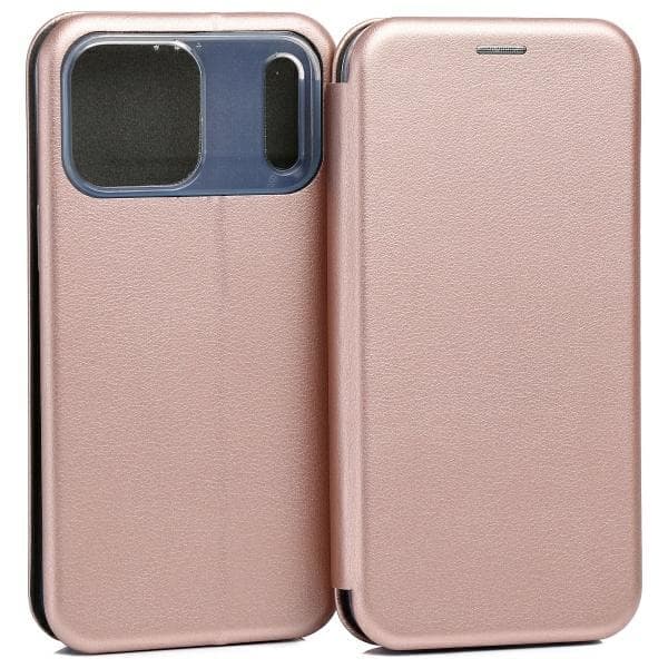 Beline Book Magnetiskt Skal till iPhone 17 Pro Max Roséguld
