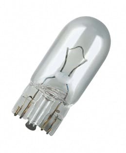 Osram pære 12V 5W W2.1X9.5D W5W 10 stk. (æske)