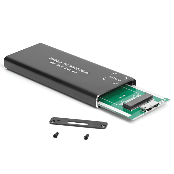 Diskkabinet Adapter M.2 NGFF USB 3.0 SSD SATA III diskbøjle
