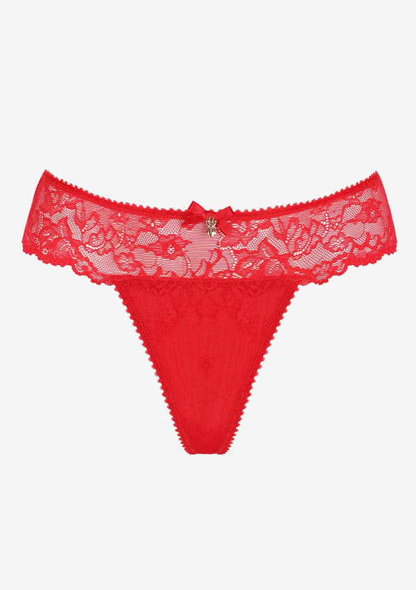 Naisten pitkät stringit sensuaalinen punainen TIA POUPEE MARILYN L