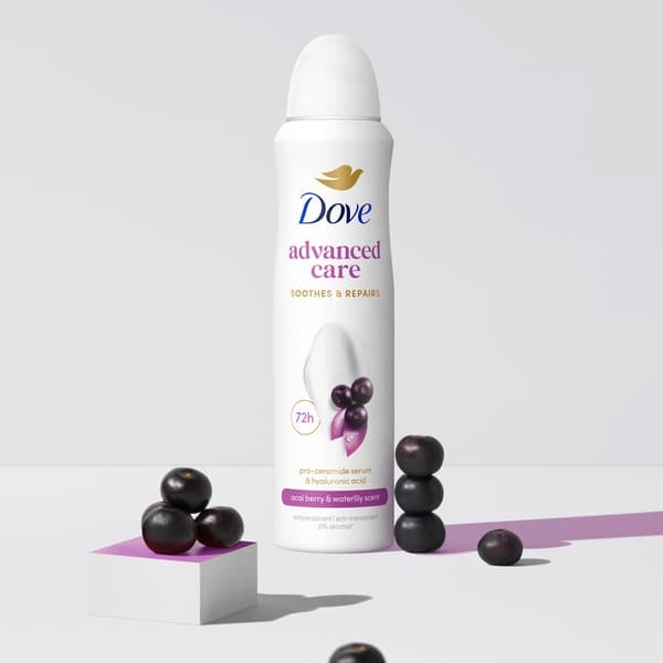 Dove spray acaiberry og waterlily 150ml