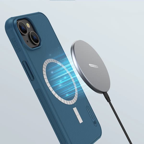 Nillkin Super Frosted Shield Pro Magnetisk Etui iPhone 14 Plus med MagSafe Magnetisk Sort