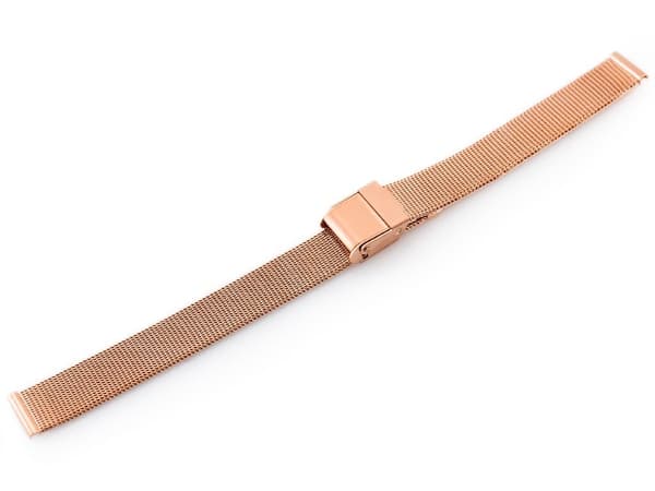 Pacific M4 Armbånd - HQ Mesh - Rosaguld 12mm