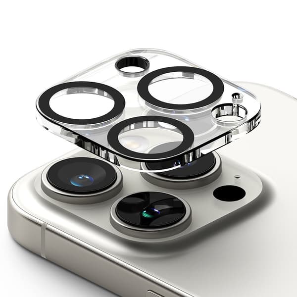 RINGKE KAMERASUOJA 2 KPL IPHONE 16 PRO / 16 PRO MAX KIRKAS