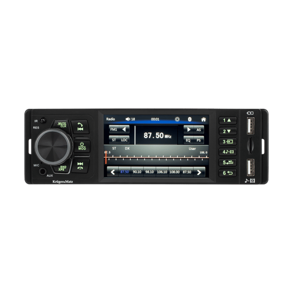 Rörförstärkare Bluetooth 5.1 aptX HD LED AUX Kruger&Matz A80-PRO