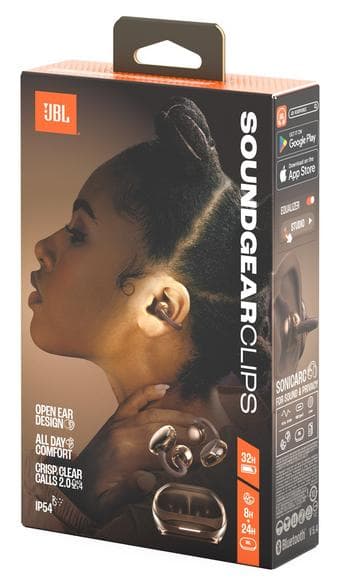 Trådlösa hörlurar JBL Soundgear Clips Ghost Edition Koppar