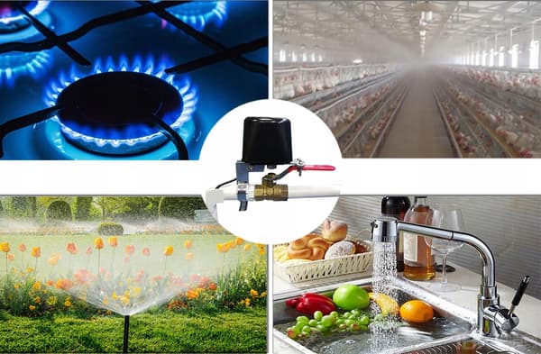WiFi TUYA Smart vandgasventilstyring