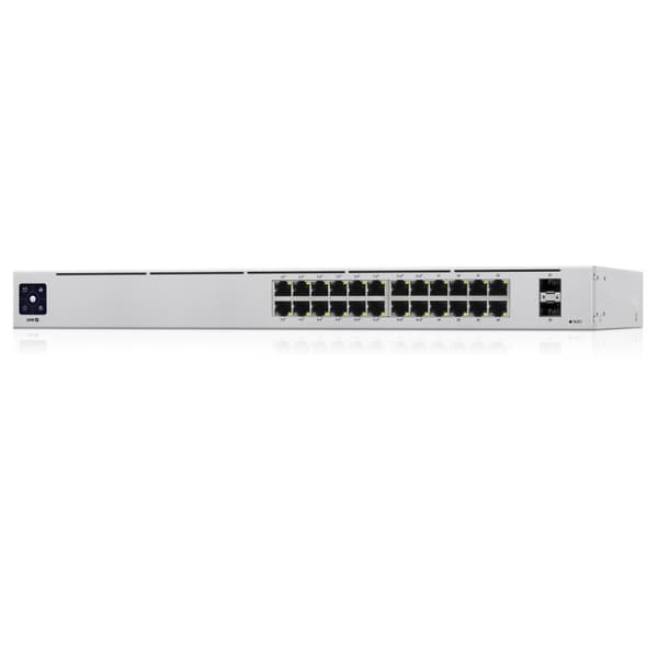 Ubiquiti USW-24-POE 26p 95W Managed Switch, Silver