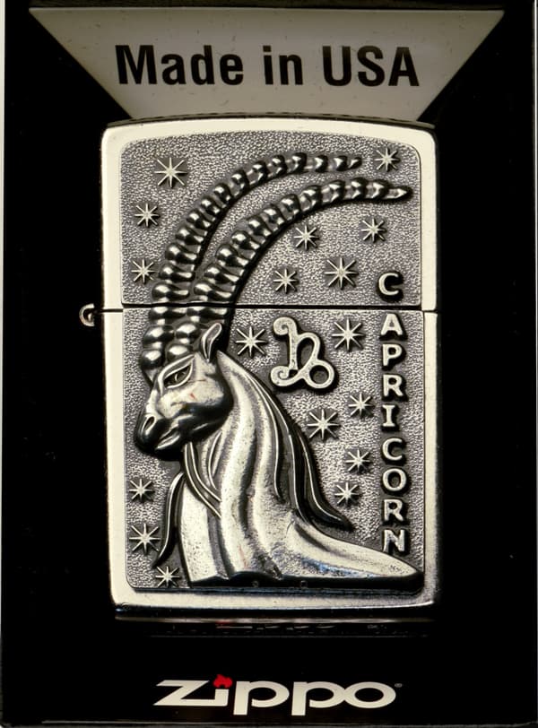 ZIPPO Lightersæt STJERNEKRET STENBUKKEN Stenbukken Gave nr. 4