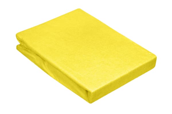 Frottélakan med resår PREMIUM 70x140x10 Gul