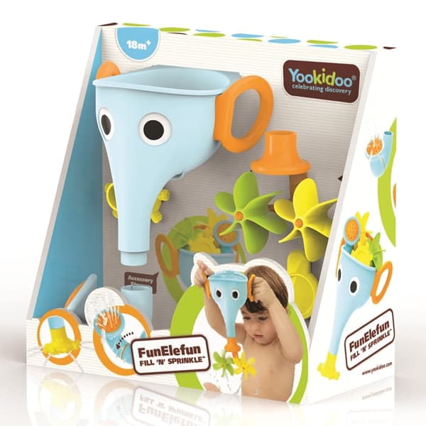 FunEleFun Blå Elefant Badleksak, Yookidoo