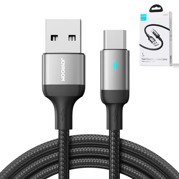 Kabel Joyroom Extraordinary Series A10 USB-A / USB-C 3A 1,2 m - sort