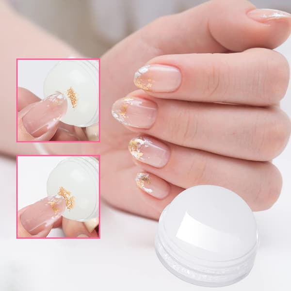 NAGELDEKORATIONSSTÄMPEL + 2x MÖNSTERPLATTA + HOLO TRANSFERFOIL
