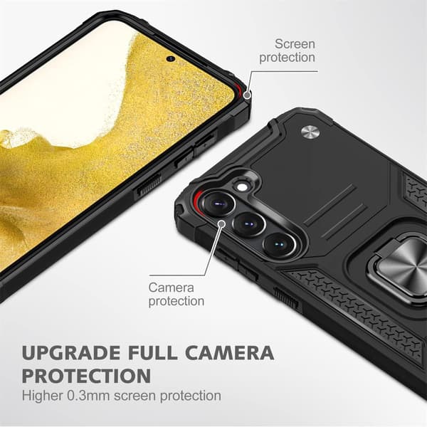 SORT ARMOR-ETUIL TIL SAMSUNG GALAXY S22+ 5G