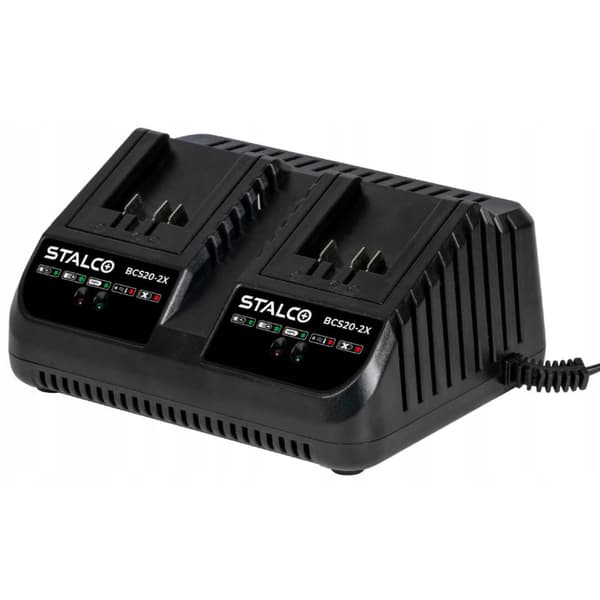 Stalco BCS20-2x 4A 105W dobbeltoplader