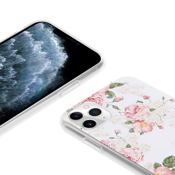 Crong Blomsteretui - iPhone 11 Pro Etui (mønster 02)