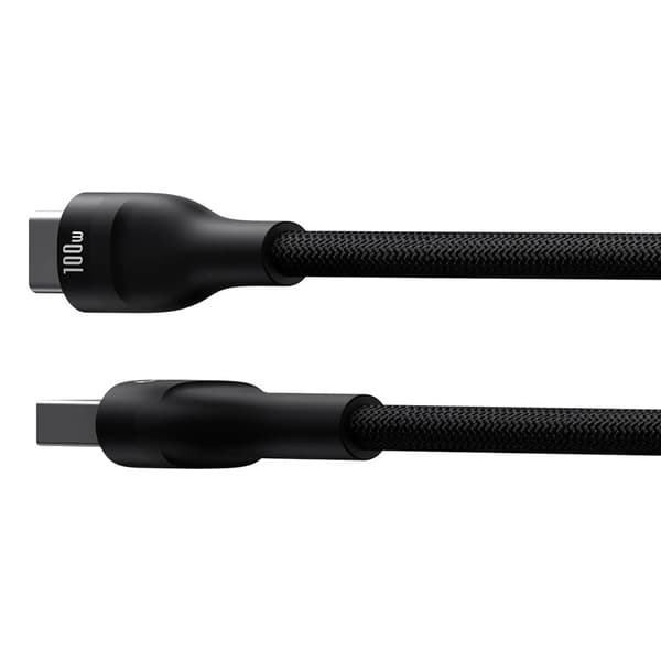Baseus Flash 2 USB-A / USB-C Kabel 100W 1 m - Sort