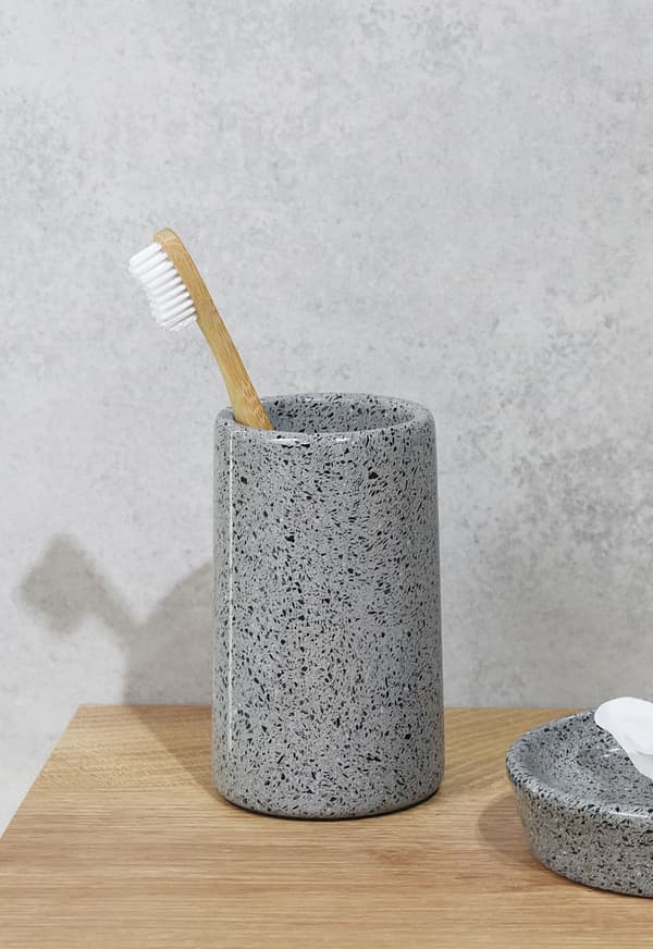 Badrumsmugg Q-BATH PREMIUM DECOR 1555 terrazzogrå
