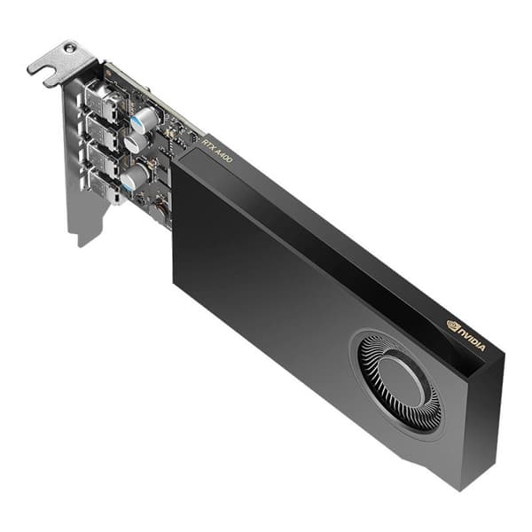 PNY NVIDIA RTX A400 4GB grafikkort, sort, PCIe 4.0