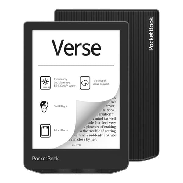 PocketBook Verse (629) e-kirjanlukija, harmaa, 6", 8 Gt