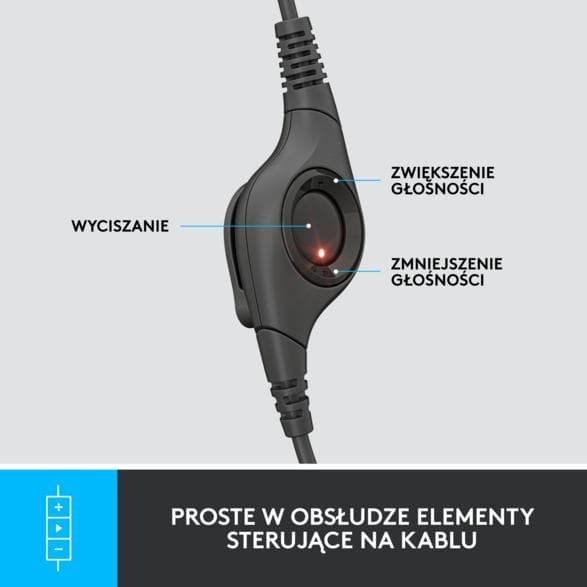 LOGITECH Stereo Headset H390 — langalliset USB-kuulokkeet