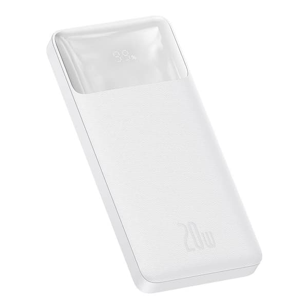 Baseus Bipow Powerbank 10000mAh, 2xUSB, USB-C, 20W (vit)
