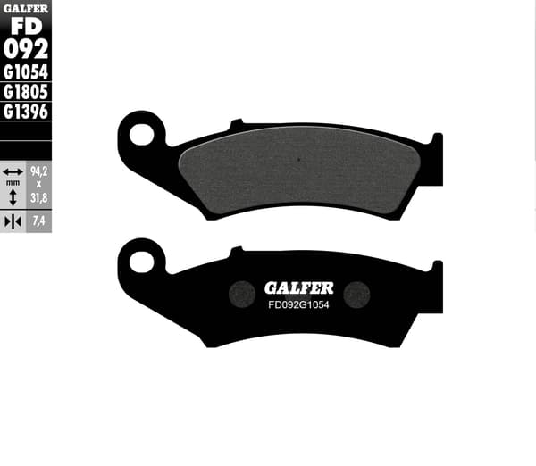 Galfer jarrukennot KH125 puolimetalliset