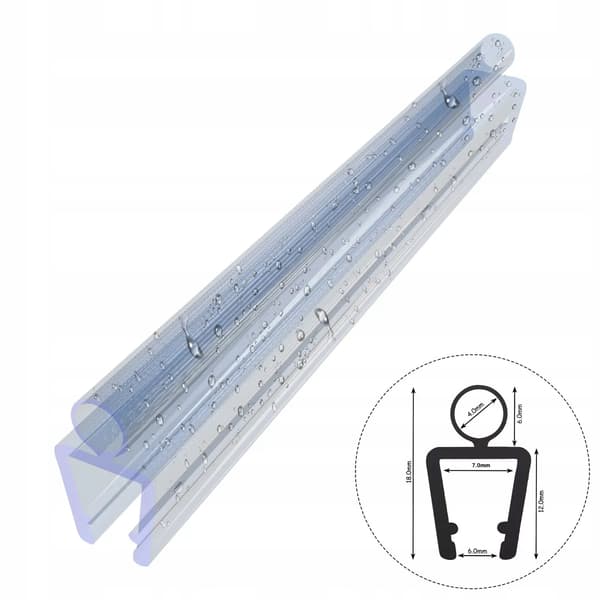 Packning för duschkar D20 6-7mm 30cm tätninglist