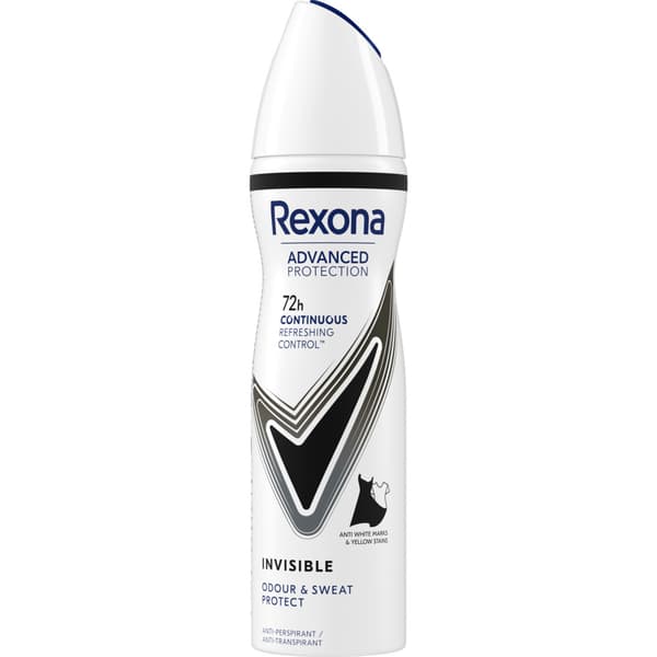 Rexona Spray Invisible Black och White 150ml