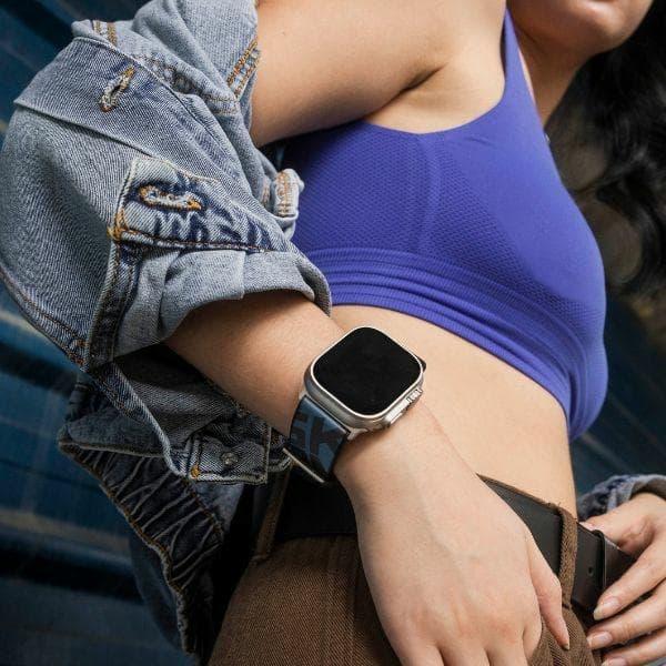 Skinarma Spunk Apple Watch Ultra Rem Blå