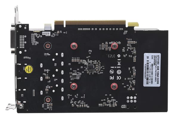 Biostar GeForce GTX 1050 4GB grafikkort, sort, GDDR5