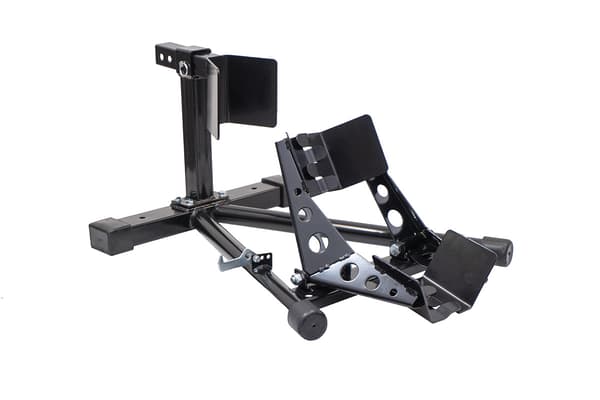 biketec PRO Motorcykellift med forhjulsholder, sort