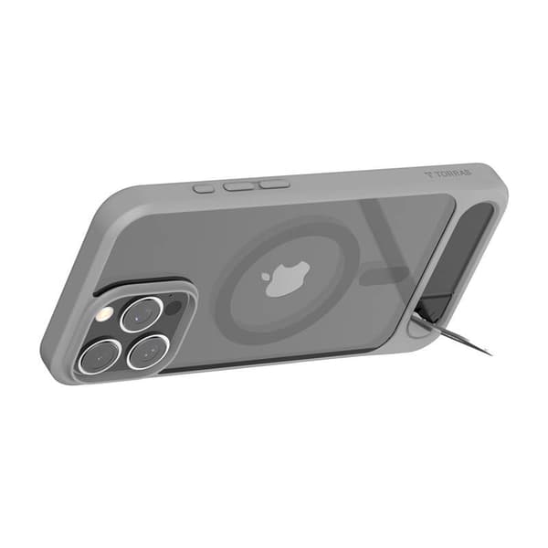 Torras Pstand Series-cover til iPhone 16 ProMax (grå)