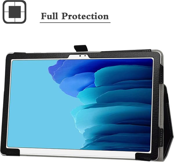 SORT LUKKET ETUI TIL SAMSUNG GALAXY TAB A7 10.4'