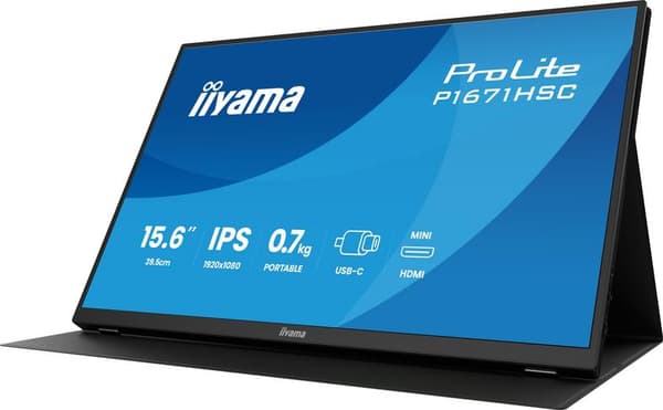 IIYAMA P1671HSC-B1 Sort skærm