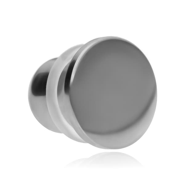 Titanplugg med o-ring - silver - PT-020 7 mm