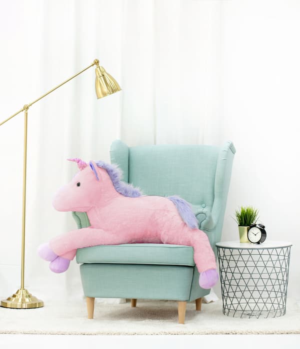 Enhjørning 125 cm - pink