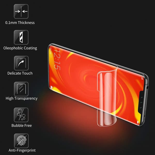 HD Hærdet Glas til Huawei Mate 30 Pro, Stærkt Solidt, 3 Styk