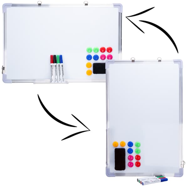 GEMINI magnetisk tavle 60X40 cm med tilbehør