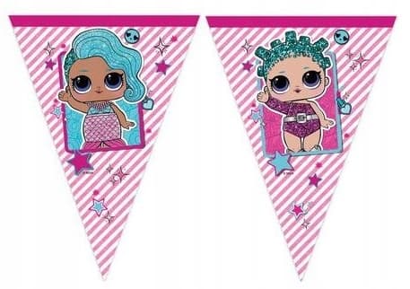 LOL Glitterati Flag Guirlande 1 stk.