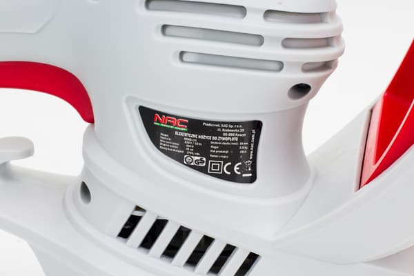 NAC ELEKTRISK HÄCKTRIMMER 450W 45cm 16mm HE45-CH