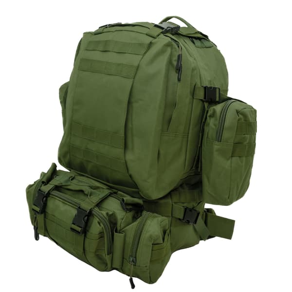 Vandretaske OFFLANDER survival combo 38l grøn
