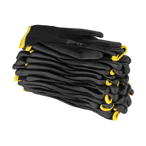 Arbets handskar CS-P002 polyuretan storlek 8 M (12 par)