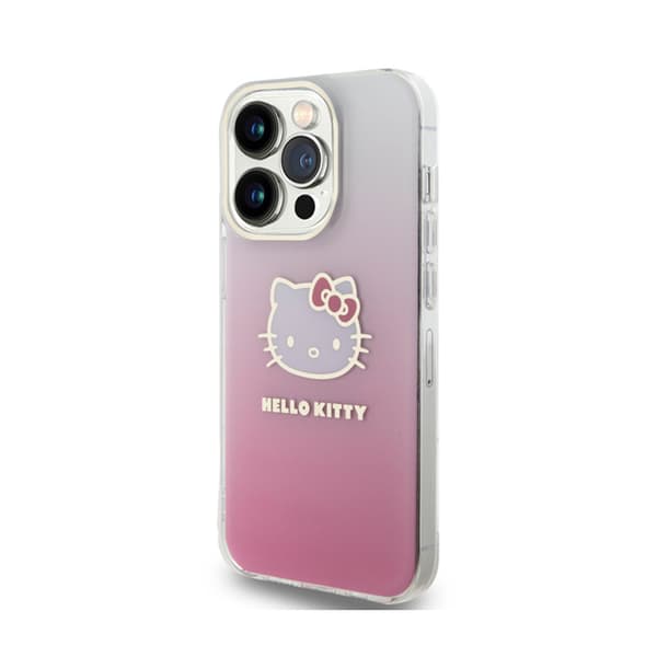 Hello Kitty IML Gradient Electrop -kissanpää - iPhone 14 Pro -kotelo (vaaleanpunainen)