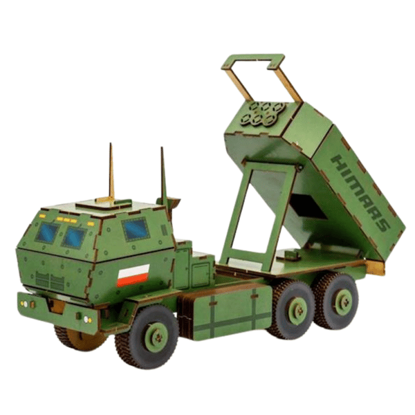 Militärfordon träpussel 3D-modell militärset 00637