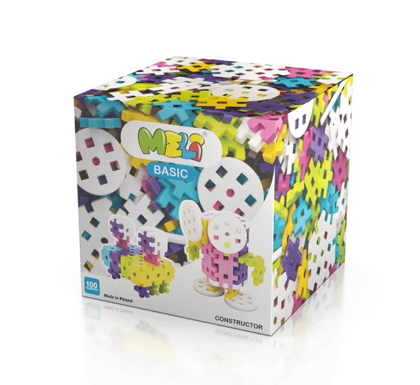 Meli Constructor Pink 100 kpl.