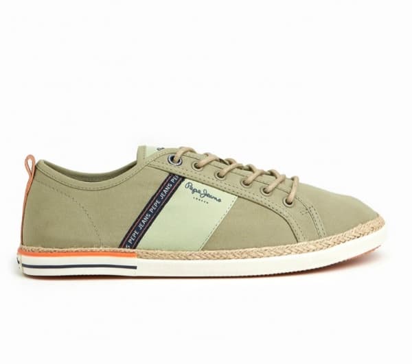 Pepe Jeans Herrgröna nauhasneakerit matala koko 40
