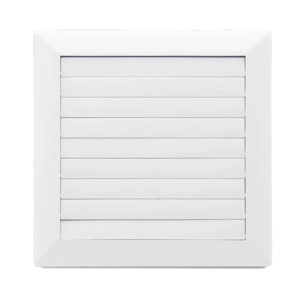 VENTILATIONSGALLER MED MEKANISK LUFT DIAMETER 100 VIT - RX 02-352